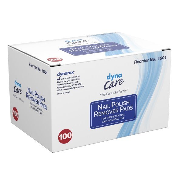 dynarex Nail Polish Remover Pads - 813832_BX - 2 dynarex Nail Polish Remover Pads - 813832_BX - 2