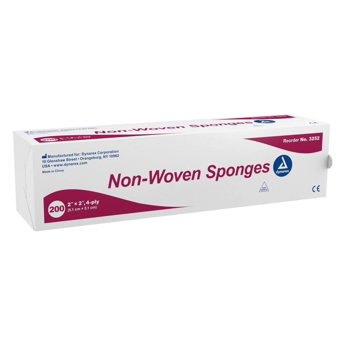 Dynarex Nonsterile Nonwoven Sponge - 747210_BX - 1 Dynarex Nonsterile Nonwoven Sponge - 747210_BX - 1