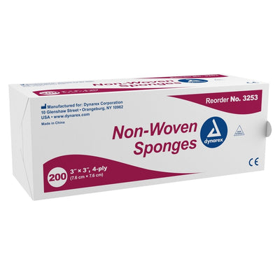 Dynarex Nonsterile Nonwoven Sponge - 864464_BX - 2 Dynarex Nonsterile Nonwoven Sponge - 864464_BX - 2