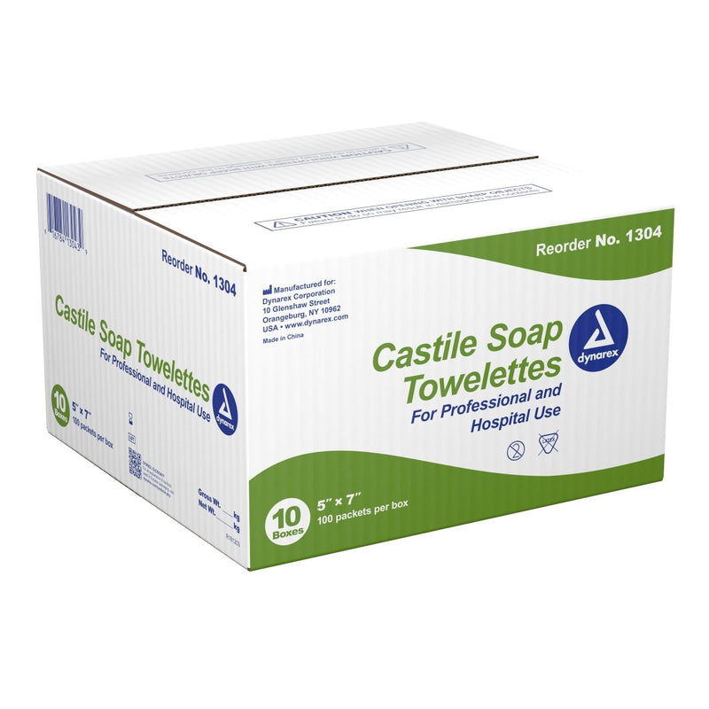 Dynarex Scented Castile Soap Towelettes - 689284_CS - 3 Dynarex Scented Castile Soap Towelettes - 689284_CS - 3