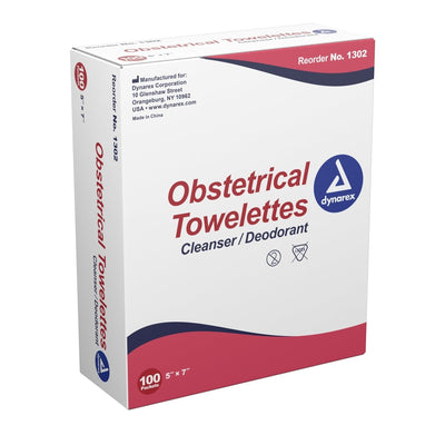 Dynarex Scented Obstetrical Towelettes - 809780_BX - 1 Dynarex Scented Obstetrical Towelettes - 809780_BX - 1