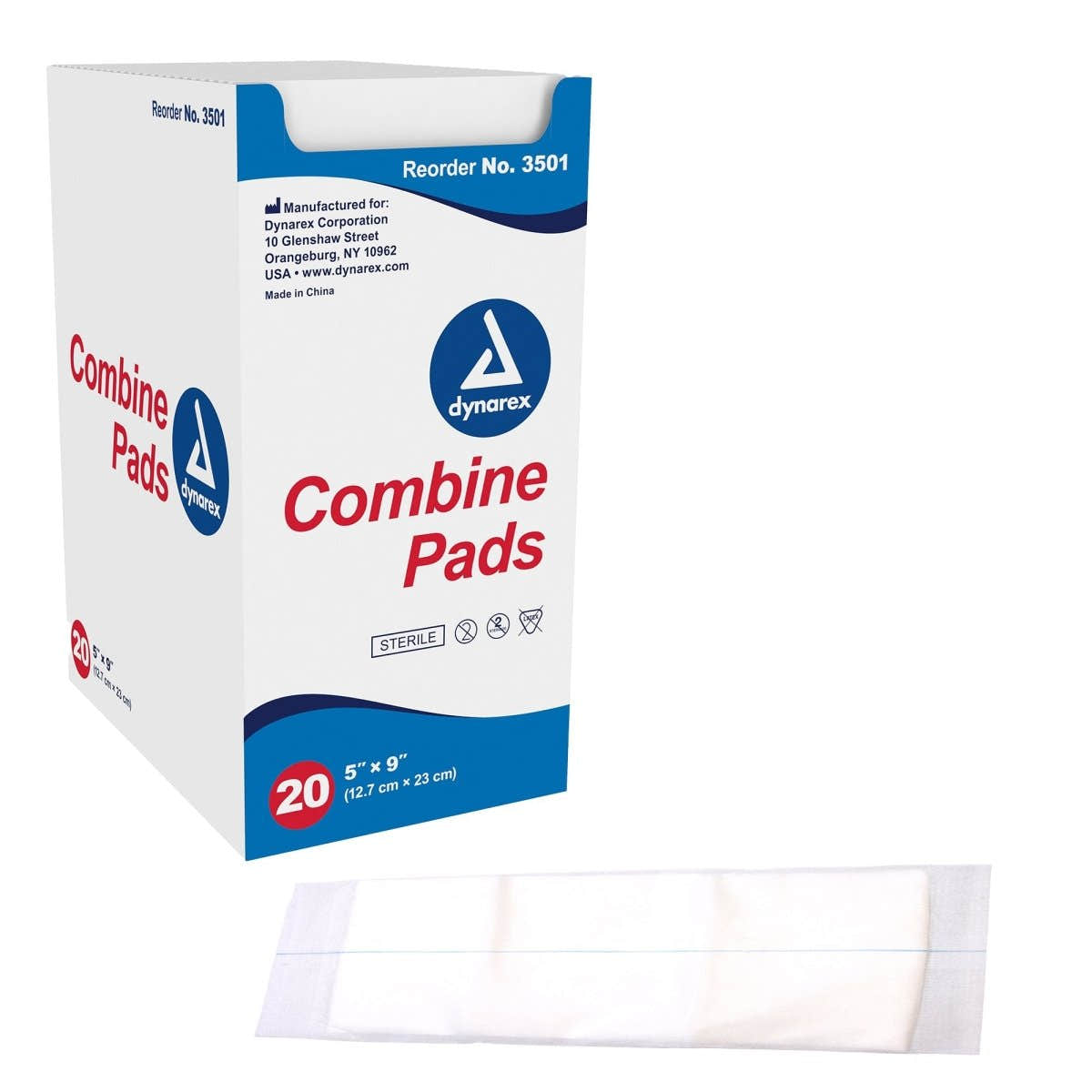 Dynarex Sterile ABDominal Pad - 575179_BX - 1 Dynarex Sterile ABDominal Pad - 575179_BX - 1
