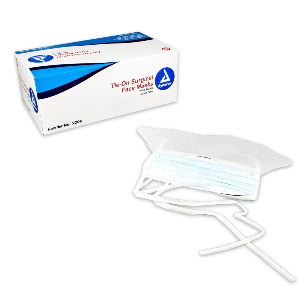 dynarex Surgical Face Mask -Case of 200 dynarex Surgical Face Mask - 434006_EA - 2