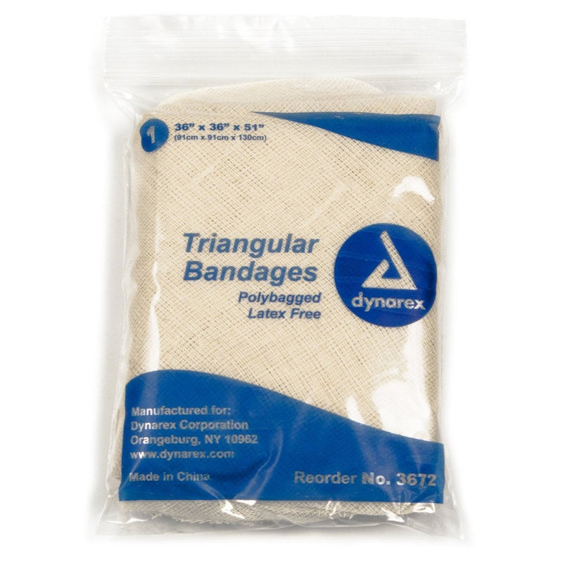 Dynarex Triangular Bandage - 556373_BX - 1 Dynarex Triangular Bandage - 556373_BX - 1