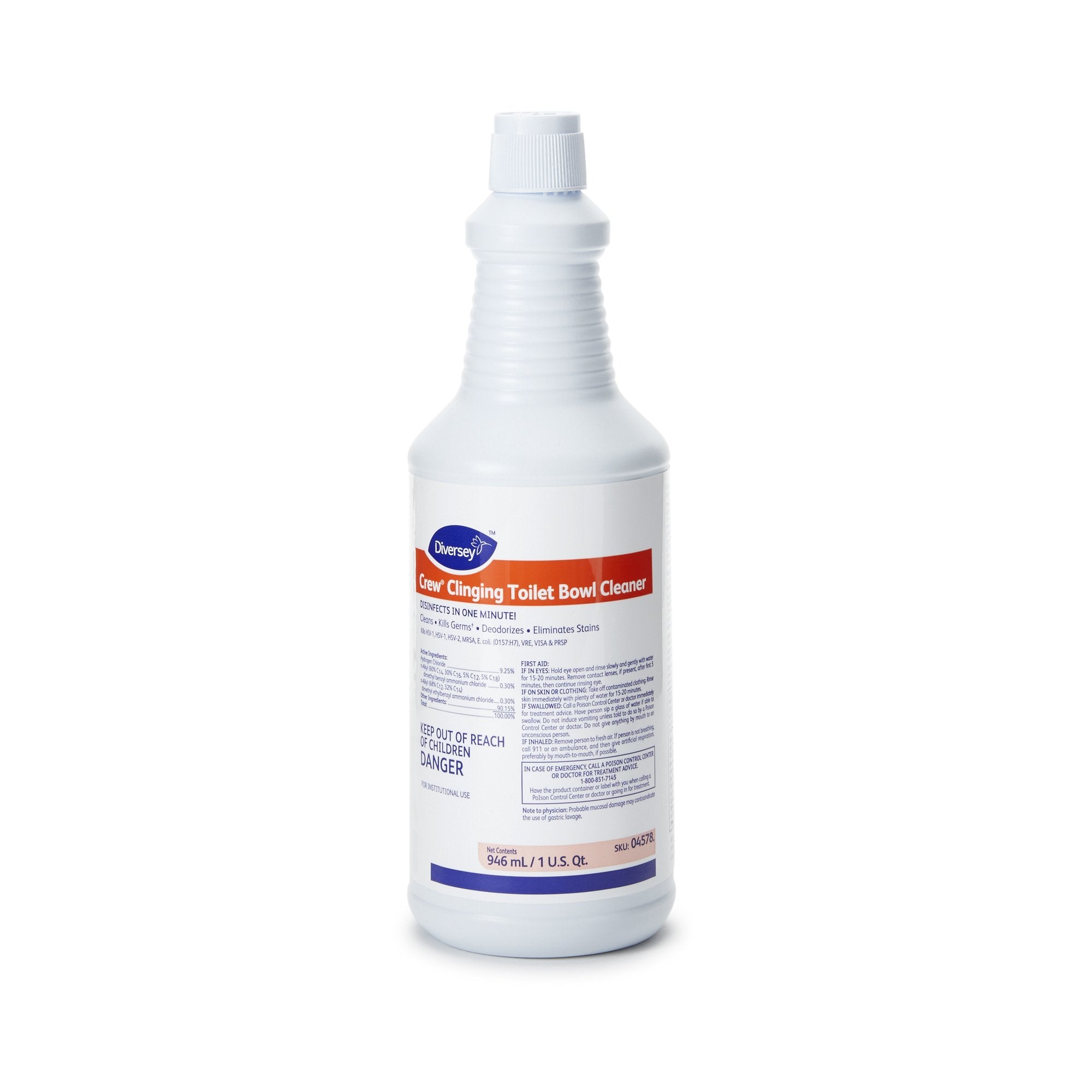 Crew Clinging Toilet Bowl Cleaner -Case of 12 Crew Clinging Toilet Bowl Cleaner -Case of 12