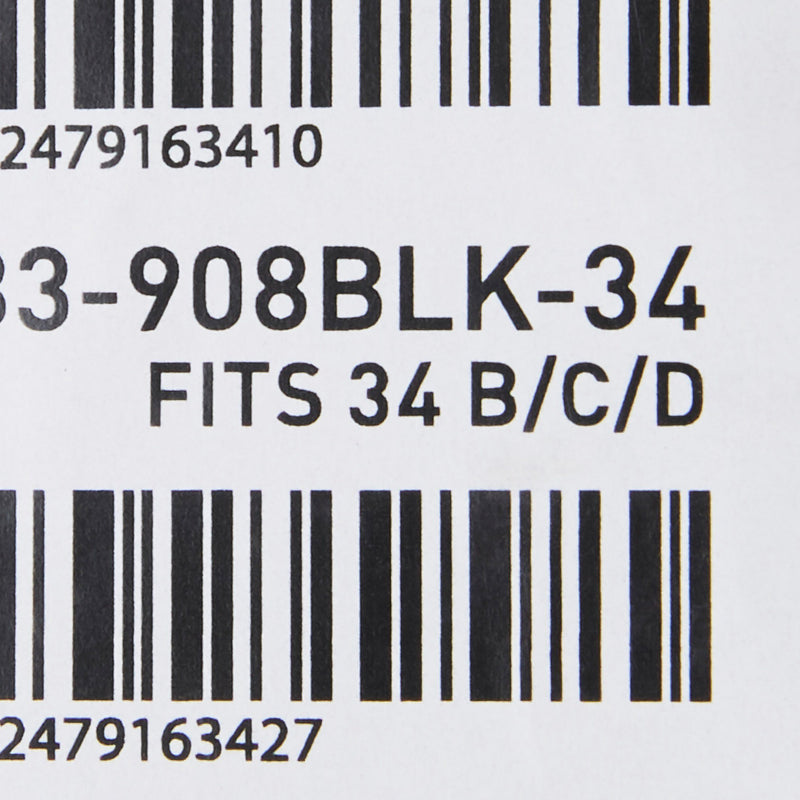 McKesson Black Post-Surgical Bra, 34 Inch -Each McKesson Black Post-Surgical Bra, 34 Inch -Each