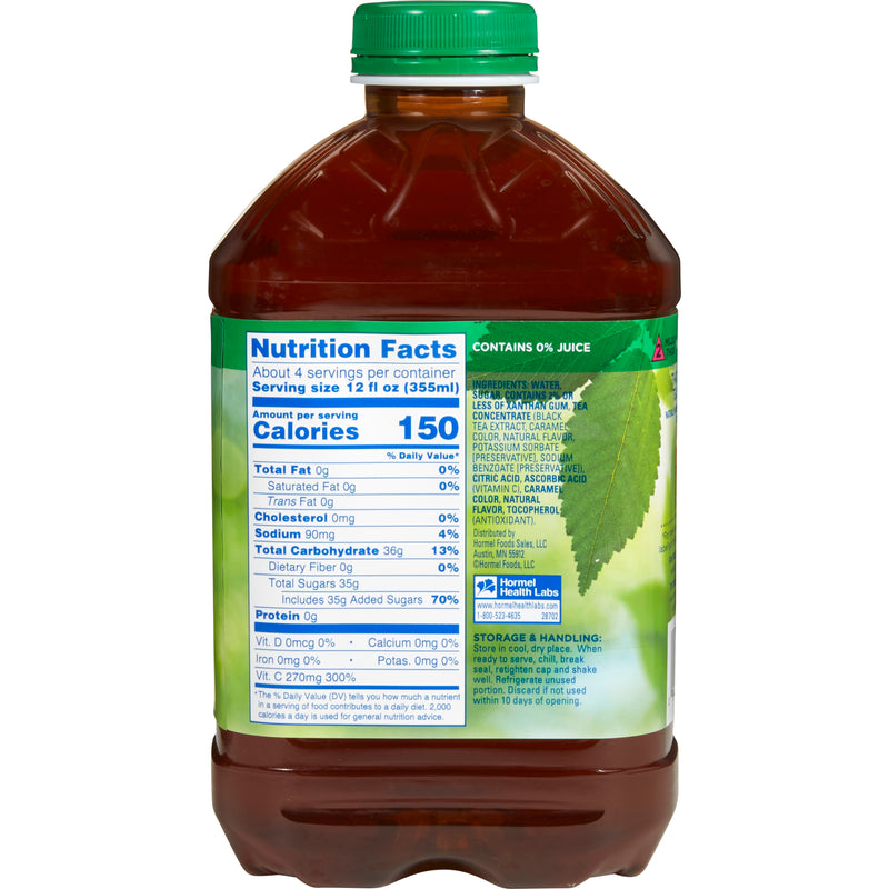 Thick & Easy Clear Nectar Consistency Thickened Beverage, Iced Tea, 46 oz. Bottle -Case of 6 Thick & Easy Clear Nectar Consistency Thickened Beverage, Iced Tea, 46 oz. Bottle -Case of 6