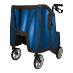 Tour Adjustable Height Folding 4 Wheel Rollator, Midnight Blue -Each Tour Adjustable Height Folding 4 Wheel Rollator, Midnight Blue -Each