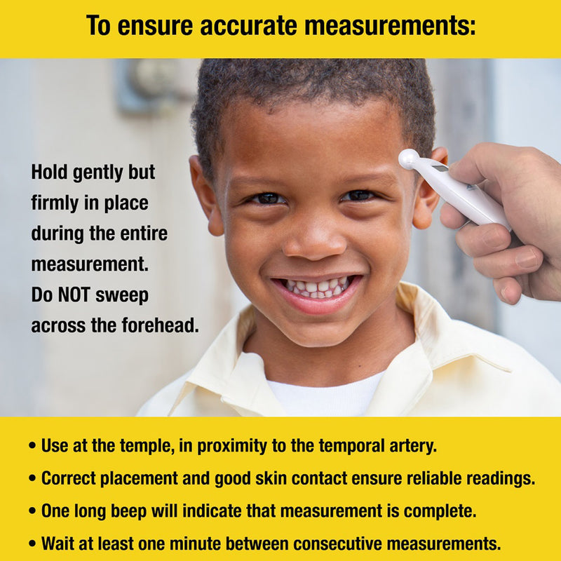 AdTemp Temple Touch Digital Thermometer -Each AdTemp Temple Touch Digital Thermometer -Each