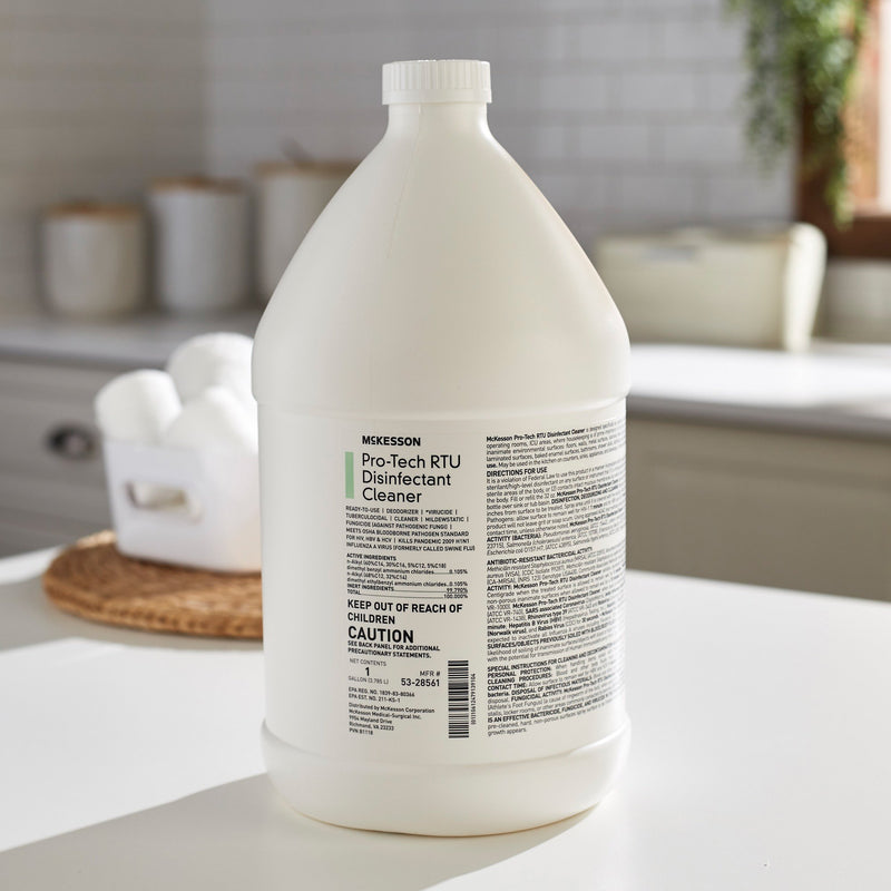McKesson Pro-Tech Surface Disinfectant Cleaner Alcohol-Based Liquid, Non-Sterile, Floral Scent, 1 gal. Jug -Case of 4 McKesson Pro-Tech Surface Disinfectant Cleaner Alcohol-Based Liquid, Non-Sterile, Floral Scent, 1 gal. Jug -Case of 4
