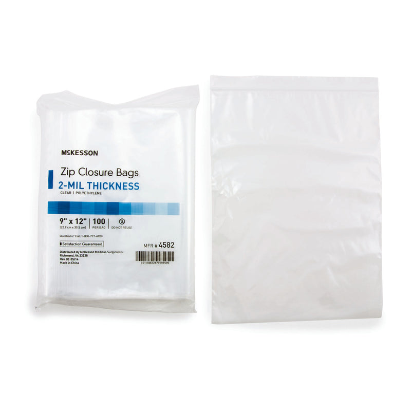 McKesson Zip Closure Bag, 9 X 12 Inches -Bag of 1 McKesson Zip Closure Bag, 9 X 12 Inches -Bag of 1
