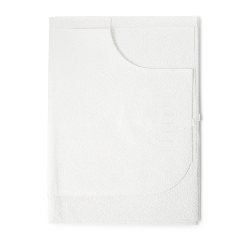 McKesson Patient Exam Gown Open Back, One Size Fits Most, White -Case of 50 McKesson Patient Exam Gown Open Back, One Size Fits Most, White -Case of 50