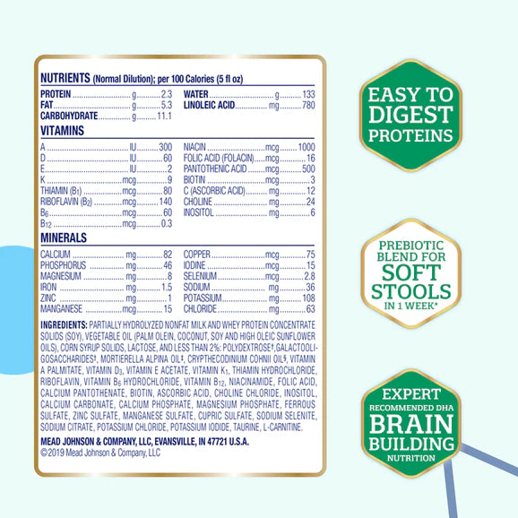 Enfamil Reguline Powder Infant Formula Nutrition Label and Ingredients Enfamil Reguline Powder Infant Formula Nutrition Label and Ingredients