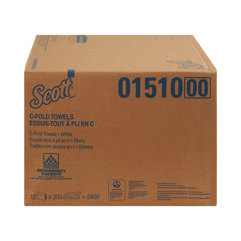 Scott Essential C-Fold Paper Towel -Case of 2400 Scott Essential C-Fold Paper Towel -Case of 2400