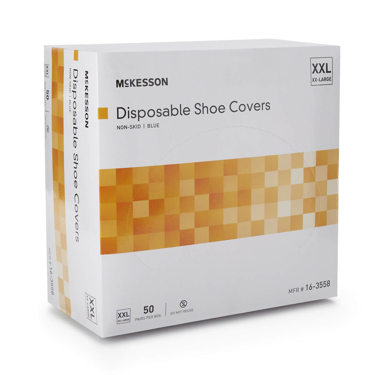 McKesson Shoe Covers, 2X-Large, Nonskid Sole, Blue -Box of 1 McKesson Shoe Covers, 2X-Large, Nonskid Sole, Blue -Box of 1