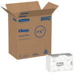 Kleenex Slimfold Towels, Absorbency Pockets, White, Single Ply -Case of 24 Kleenex Slimfold Towels, Absorbency Pockets, White, Single Ply -Case of 24