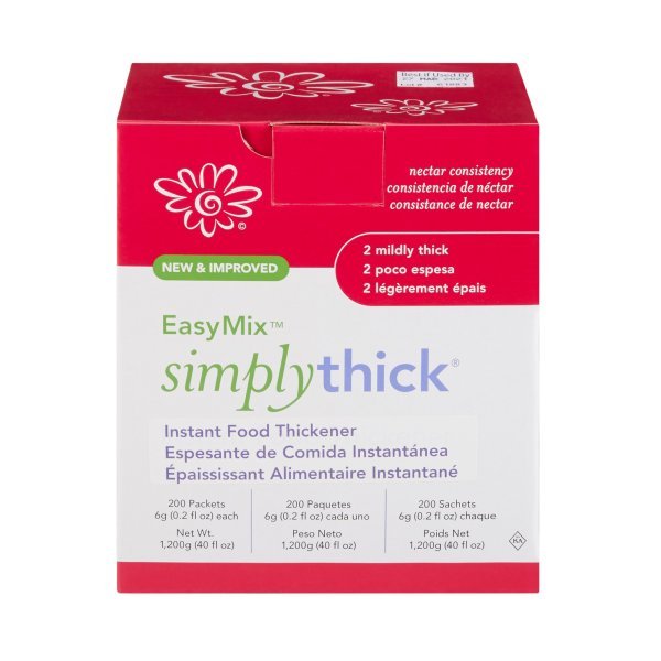 EasyMix SimplyThick Nectar Consistency Instant Food and Beverage Thickener, 6g Packet - 1087567_EA - 5 EasyMix SimplyThick Nectar Consistency Instant Food and Beverage Thickener, 6g Packet - 1087567_EA - 5