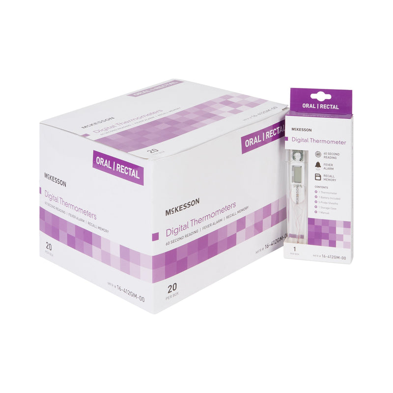 McKesson Oral / Rectal / Axillary Digital Thermometer -Each McKesson Oral / Rectal / Axillary Digital Thermometer -Each