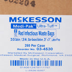 McKesson Red Infectious Waste Bag, 25 gal -Case of 250 McKesson Red Infectious Waste Bag, 25 gal -Case of 250