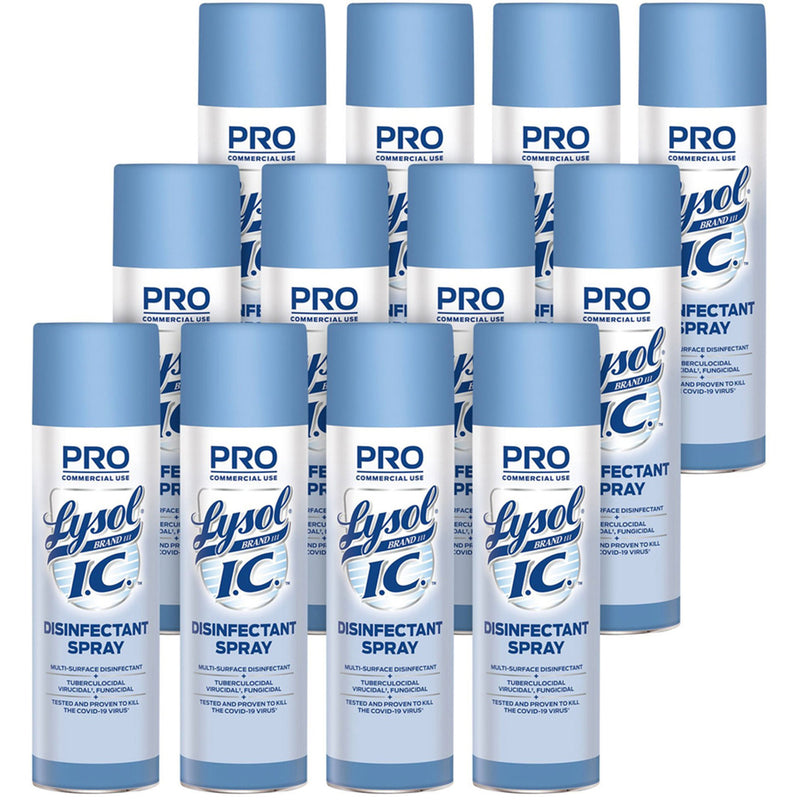 Lysol I.C. Surface Disinfectant, 19 oz. Aerosol Spray Can -Case of 12 Lysol I.C. Surface Disinfectant, 19 oz. Aerosol Spray Can -Case of 12