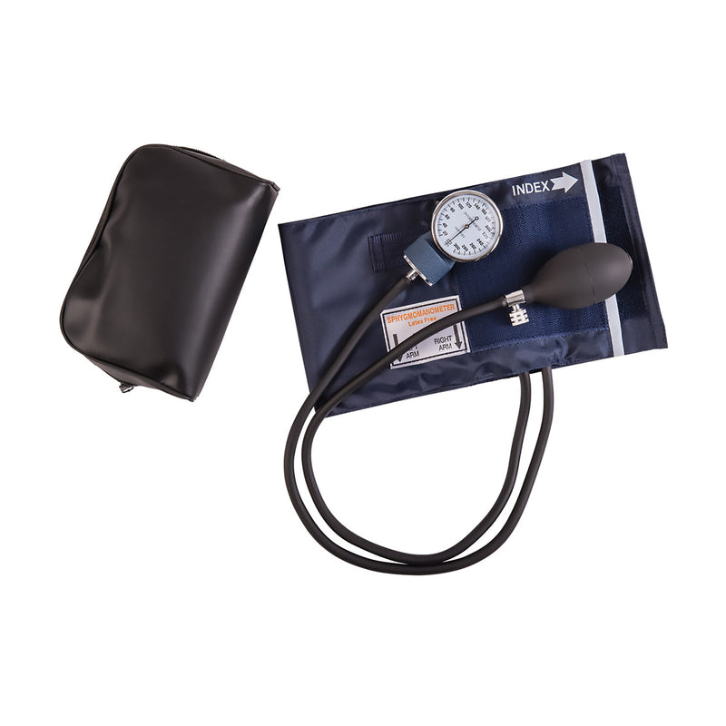 Mabis Aneroid Sphygmomanometer, Blue -Each Mabis Aneroid Sphygmomanometer, Blue -Each