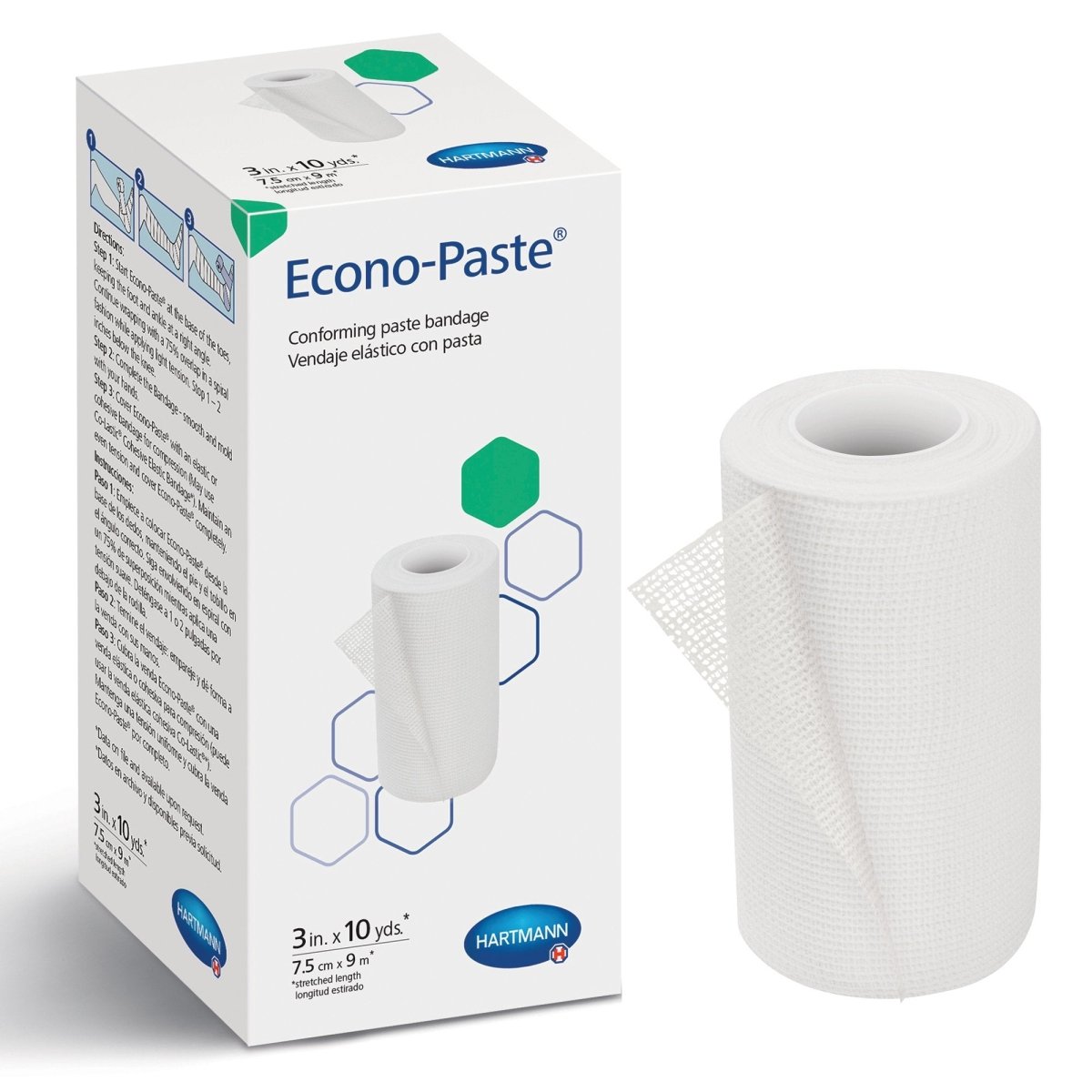 Econo Paste Impregnated Conforming Dressing - 418662_CS - 1 Econo Paste Impregnated Conforming Dressing - 418662_CS - 1