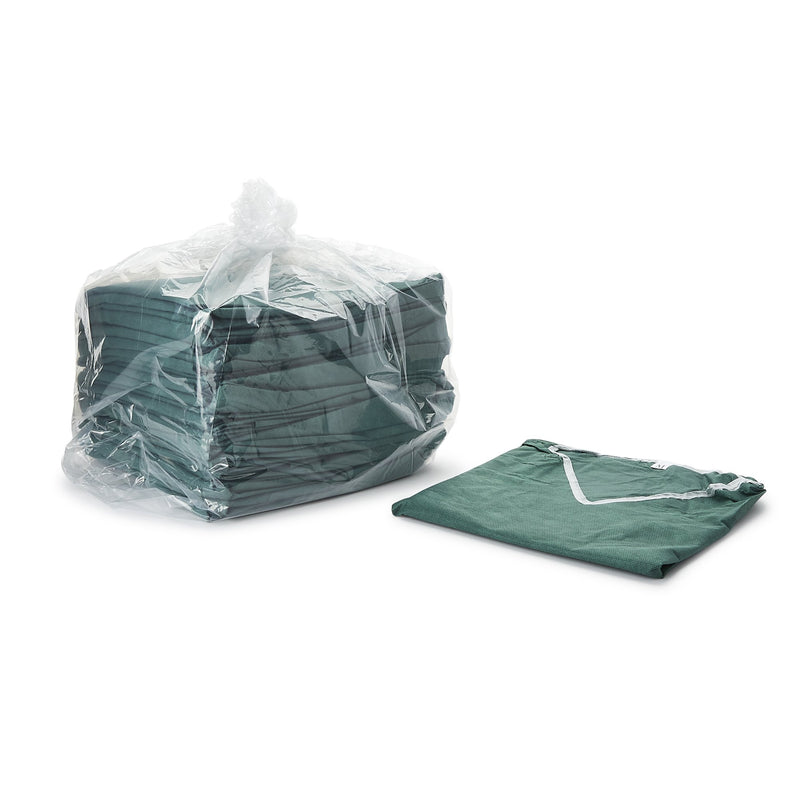 Graham Medical Scrub Shirt Without Pockets Short Sleeve, Medium, Green -Case of 30 Graham Medical Scrub Shirt Without Pockets Short Sleeve, Medium, Green -Case of 30