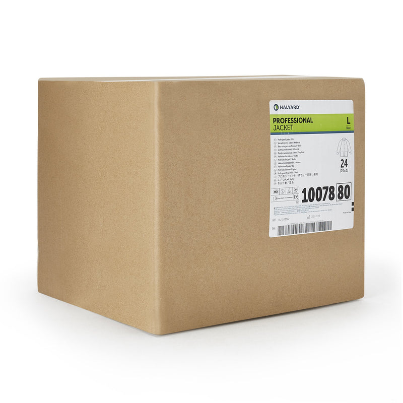 Halyard Health Professional Lab Jacket, Large -Case of 24 Halyard Health Professional Lab Jacket, Large -Case of 24