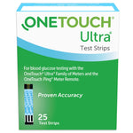 OneTouch Ultra 2 Blood Glucose Test Strips box of 25 OneTouch Ultra 2 Blood Glucose Test Strips box of 25