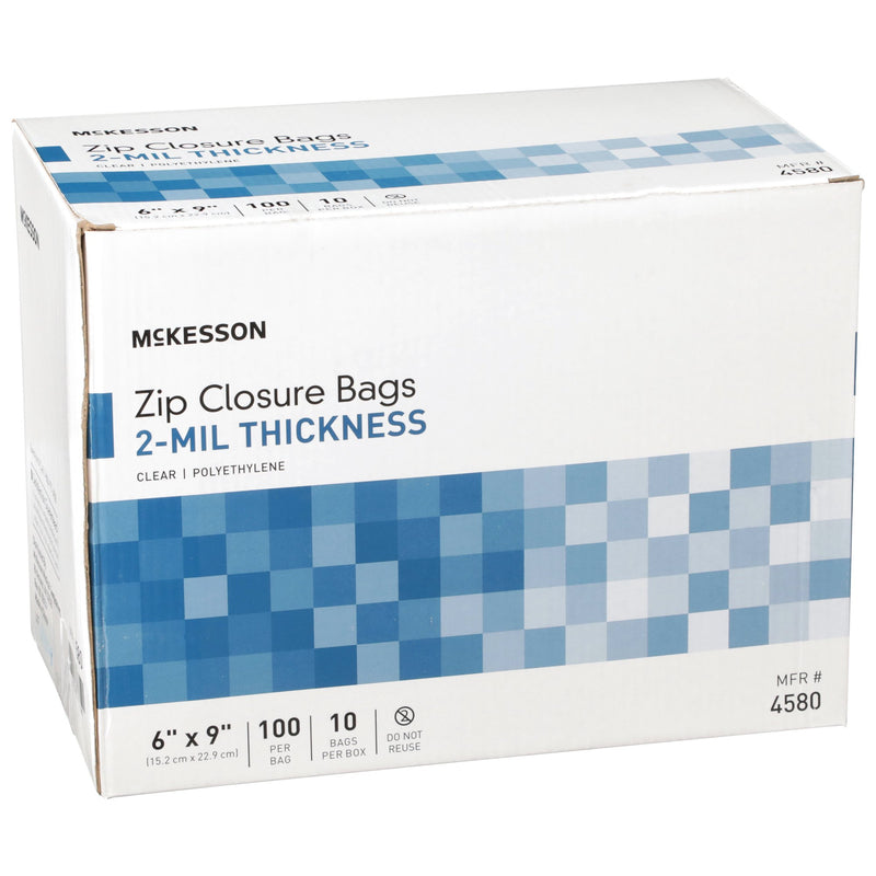 McKesson Zip Closure Bag, 6 X 9 Inches -Box of 10 McKesson Zip Closure Bag, 6 X 9 Inches -Box of 10