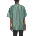 Graham Medical Scrub Shirt Without Pockets Short Sleeve, Large, Green -Case of 30 Graham Medical Scrub Shirt Without Pockets Short Sleeve, Large, Green -Case of 30