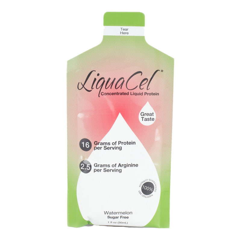 LiquaCel Concentrated Liquid Protein, Watermelon, 1 oz. Packet -Pack of 1 LiquaCel Concentrated Liquid Protein, Watermelon, 1 oz. Packet -Pack of 1