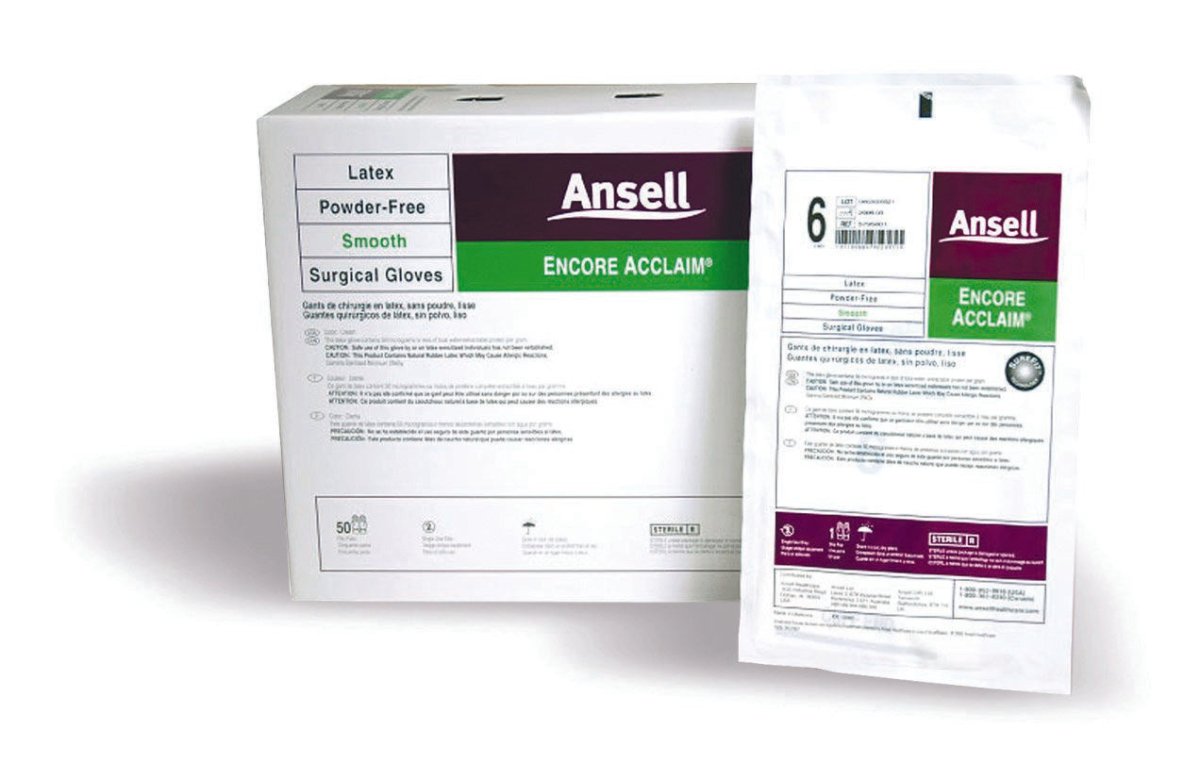 Encore Latex Acclaim Surgical Gloves - 372897_CS - 1 Encore Latex Acclaim Surgical Gloves - 372897_CS - 1