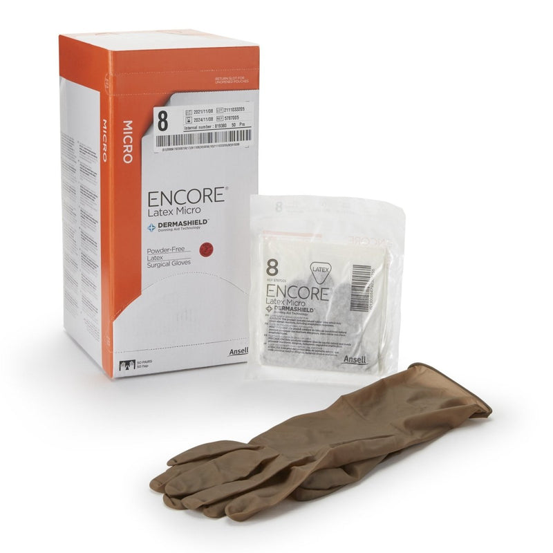 Encore Latex Micro Surgical Gloves - 362179_BX - 5 Encore Latex Micro Surgical Gloves - 362179_BX - 5