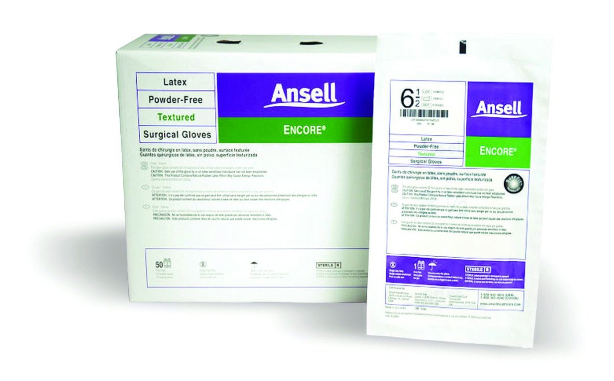 Encore Latex Textured Surgical Gloves - 221021_BX - 1 Encore Latex Textured Surgical Gloves - 221021_BX - 1