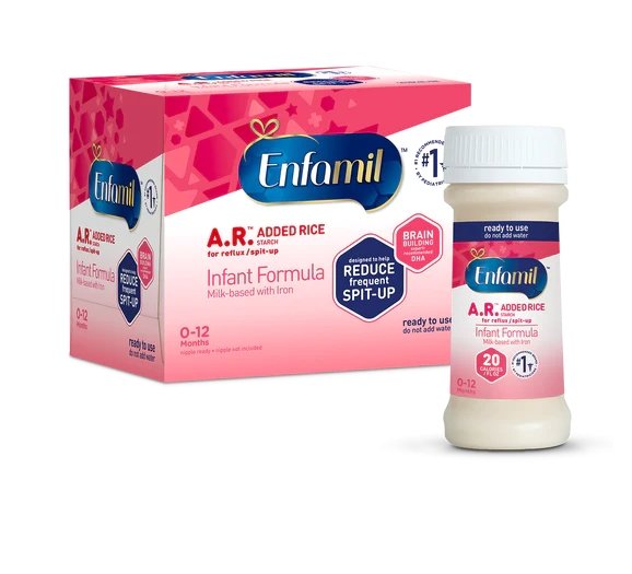 Enfamil A.R. 2 oz. Bottle Ready to Use - 640173_CS - 2 Enfamil A.R. 2 oz. Bottle Ready to Use - 640173_CS - 2