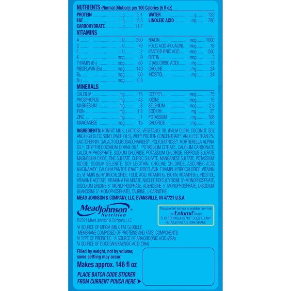 Enfamil Enspire Powder Infant Formula, 20.5 oz. Canister - 1204825_EA - 3 Enfamil Enspire Powder Infant Formula, 20.5 oz. Canister - 1204825_EA - 3