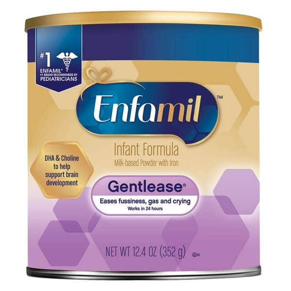 Enfamil Gentlease Powder Infant Formula 12.4 oz. Can - 1135688_EA - 1 Enfamil Gentlease Powder Infant Formula 12.4 oz. Can - 1135688_EA - 1