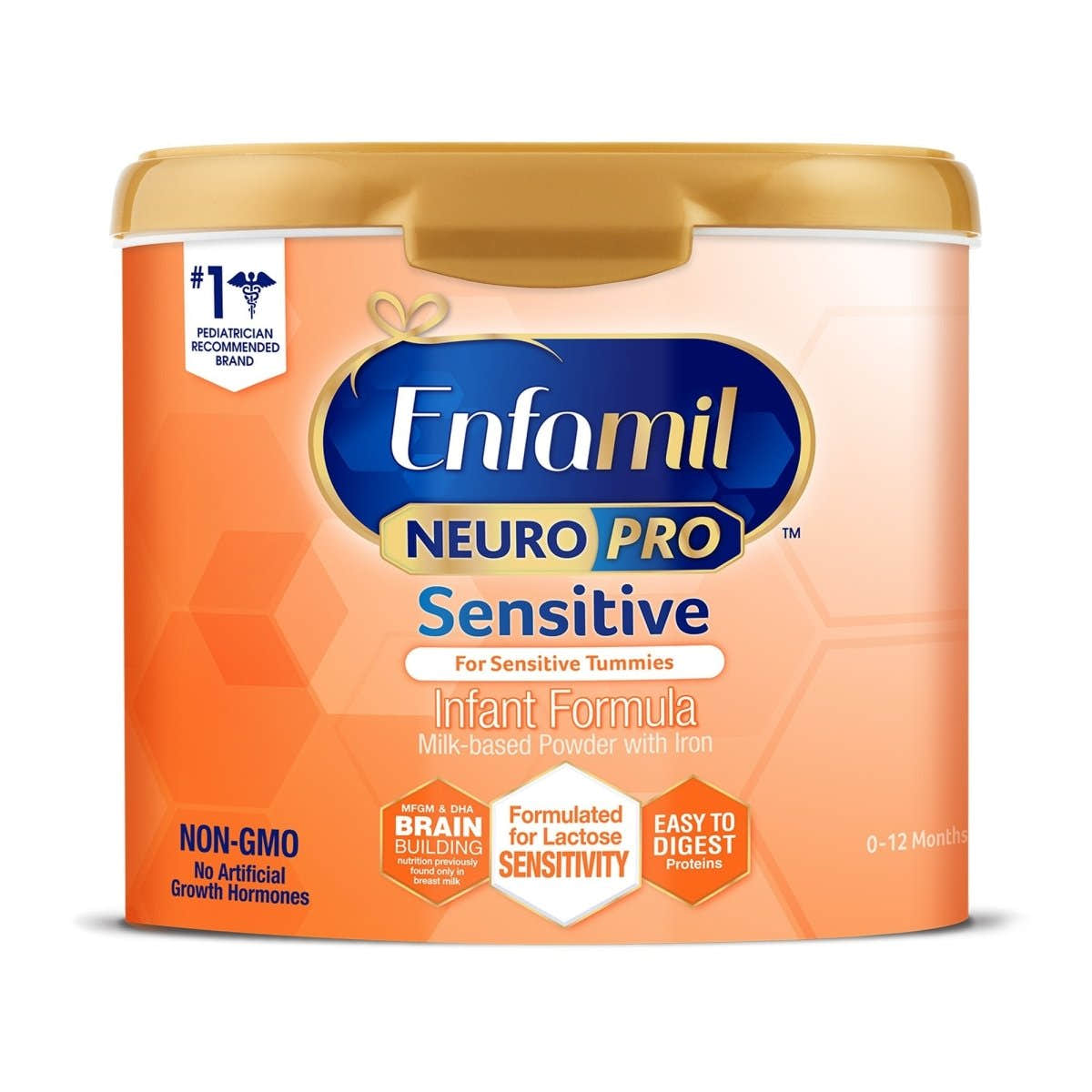 Enfamil NeuroPro Sensitive Infant Formula 19.5 oz. Canister Powder - 1201013_EA - 1 Enfamil NeuroPro Sensitive Infant Formula 19.5 oz. Canister Powder - 1201013_EA - 1