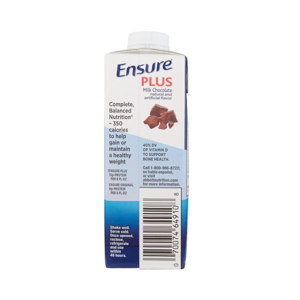 Ensure Plus Therapeutic Nutrition Shake Ready to Use 8-oz Carton - 1048232_CS - 7 Ensure Plus Therapeutic Nutrition Shake Ready to Use 8-oz Carton - 1048232_CS - 7