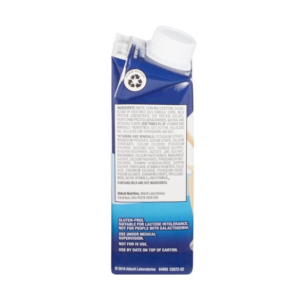 Ensure Plus Therapeutic Nutrition Shake Ready to Use 8-oz Carton - 1048232_CS - 12 Ensure Plus Therapeutic Nutrition Shake Ready to Use 8-oz Carton - 1048232_CS - 12