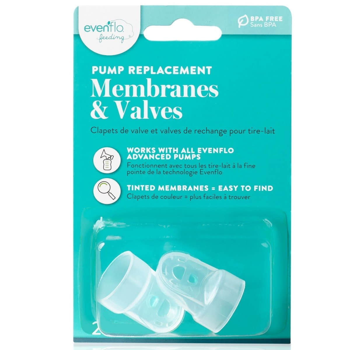 Evenflo Replacement Membrane and Valve - 1041182_EA - 1 Evenflo Replacement Membrane and Valve - 1041182_EA - 1