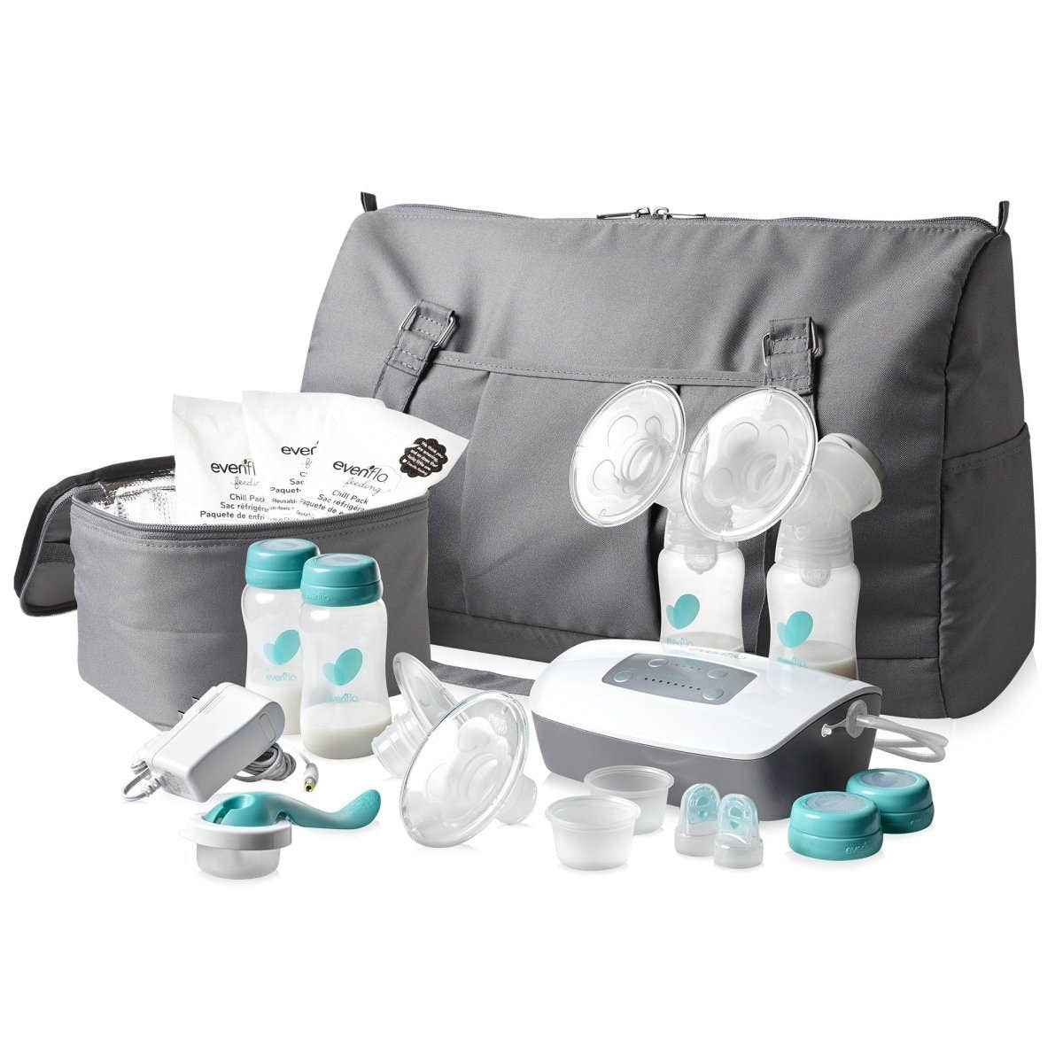Evenflo Select Advanced Double Electric Breast Pump Kit - 1146786_EA - 1 Evenflo Select Advanced Double Electric Breast Pump Kit - 1146786_EA - 1