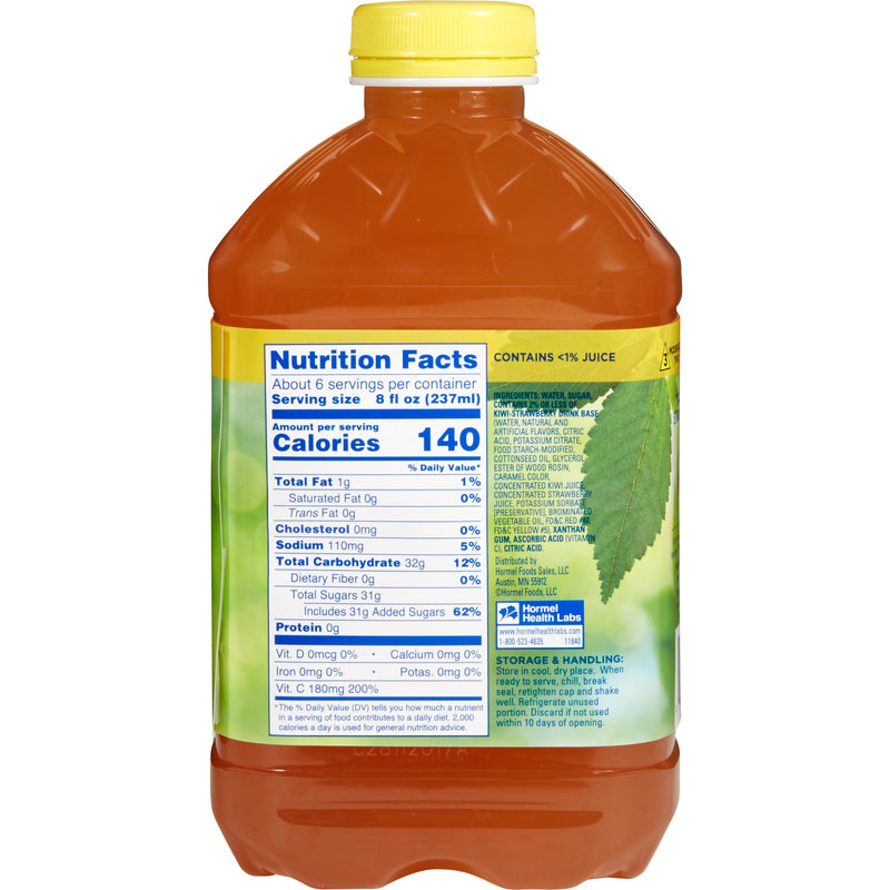 Thick & Easy Clear Honey Consistency Thickened Beverage, Kiwi Strawberry, 46 oz. Bottle -Case of 6 Thick & Easy Clear Honey Consistency Thickened Beverage, Kiwi Strawberry, 46 oz. Bottle -Case of 6