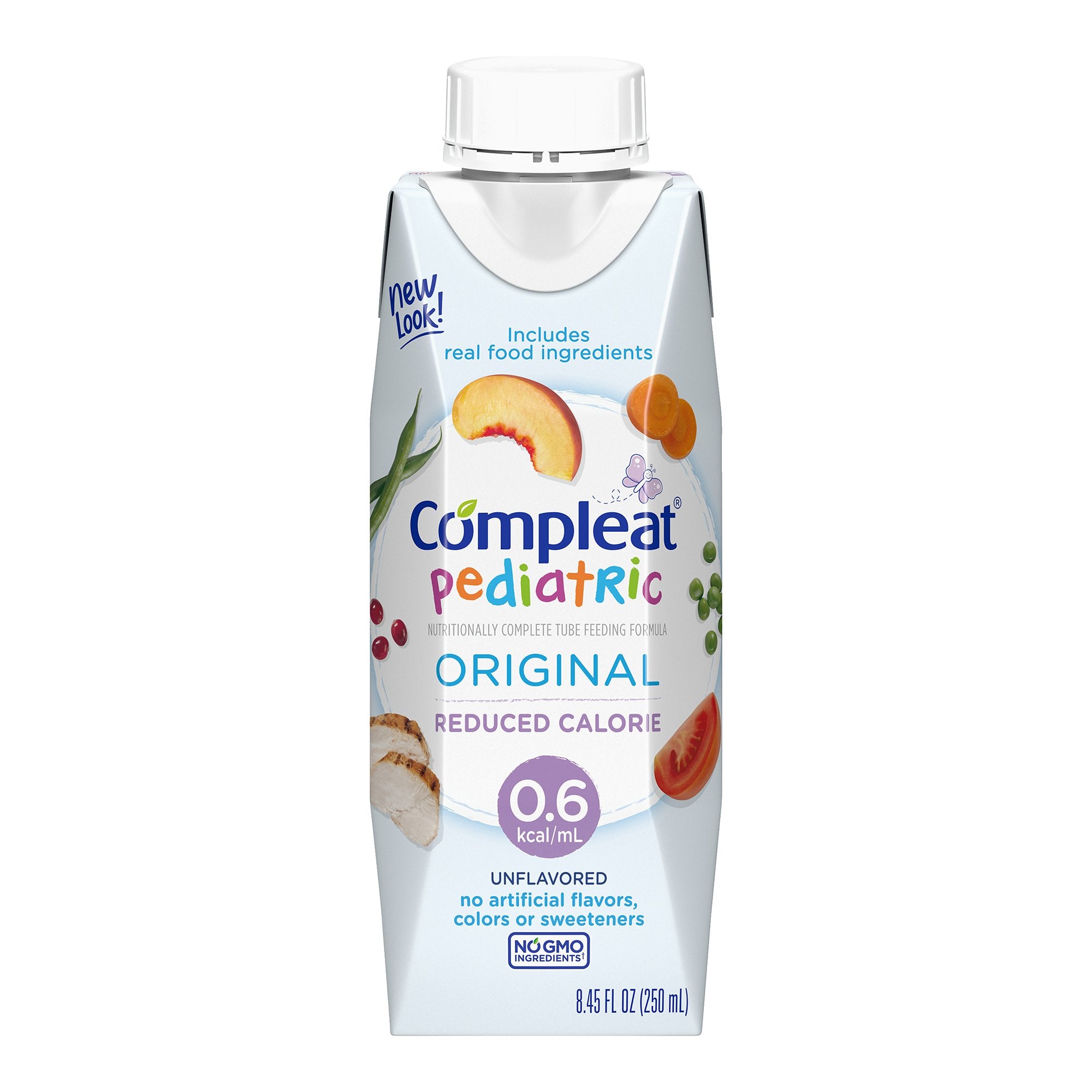 Compleat Pediatric Reduced Calorie Tube Feeding Formula, 8.45 oz. Carton -Case of 24 Compleat Pediatric Reduced Calorie Tube Feeding Formula, 8.45 oz. Carton -Case of 24