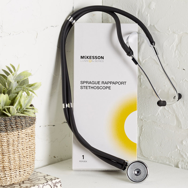 McKesson LUMEON Sprague - Rappaport Stethoscope, Black -Each McKesson LUMEON Sprague - Rappaport Stethoscope, Black -Each