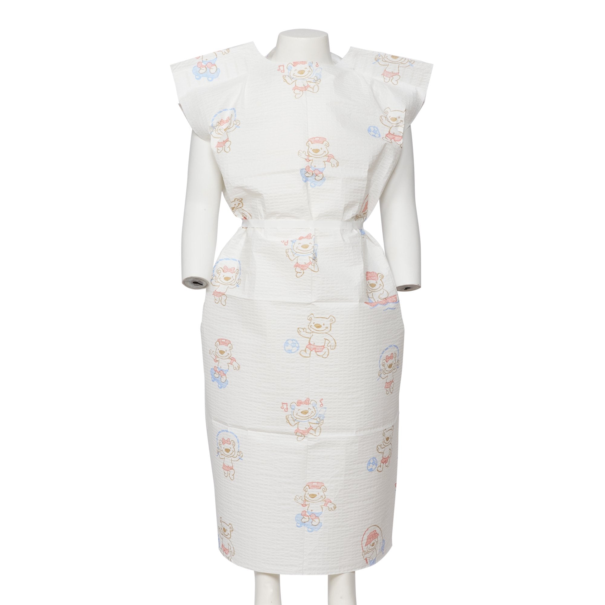 Graham Medical Products Disposable Patient Exam Gown, Child Size, Activity Bears Print -Case of 50 Graham Medical Products Disposable Patient Exam Gown, Child Size, Activity Bears Print -Case of 50