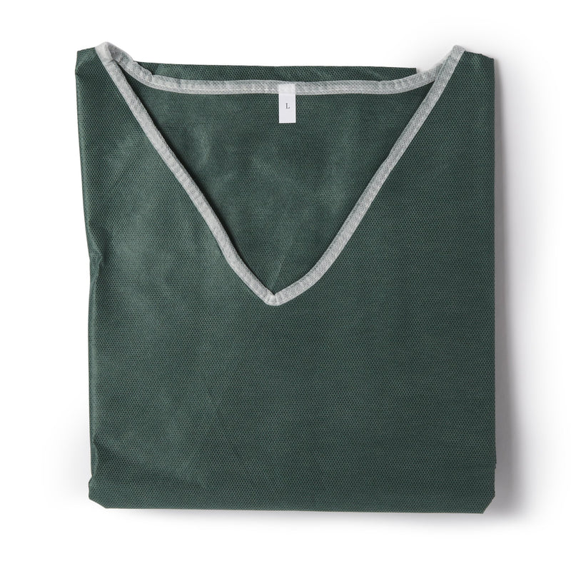 Graham Medical Scrub Shirt Without Pockets Short Sleeve, Large, Green -Case of 30 Graham Medical Scrub Shirt Without Pockets Short Sleeve, Large, Green -Case of 30