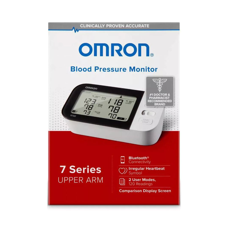 Omron 7 Series Digital Blood Pressure Monitoring Unit for Home Use, Adult Cuff -Each Omron 7 Series Digital Blood Pressure Monitoring Unit for Home Use, Adult Cuff -Each