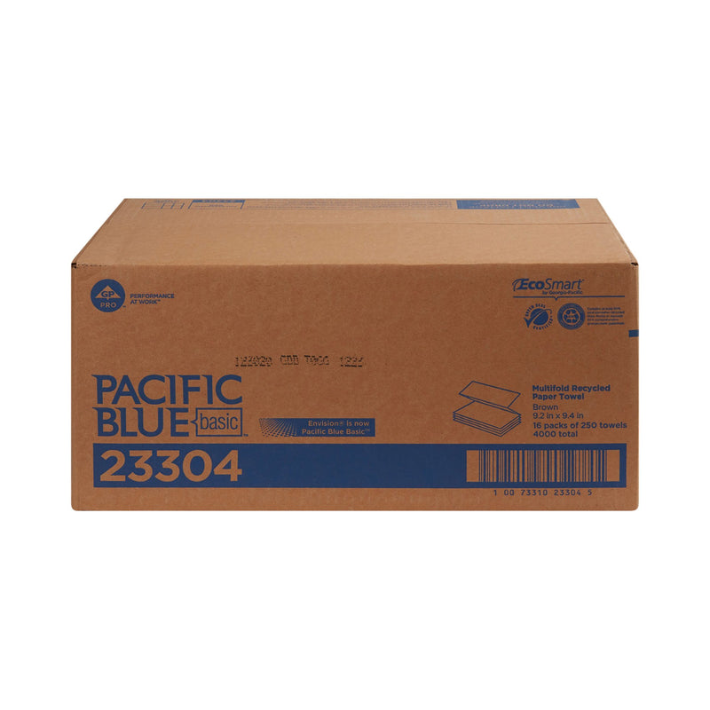 Pacific Blue Basic Paper Towel, 250 per Pack, 16 Packs per Case -Case of 16 Pacific Blue Basic Paper Towel, 250 per Pack, 16 Packs per Case -Case of 16